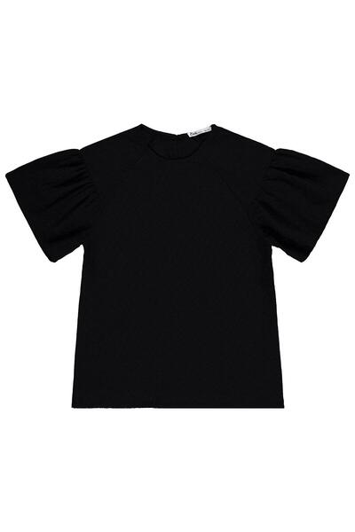 Civil Girls Πουκάμισο Brodeli για παιδιά 10-13 ετών - Μαύρο