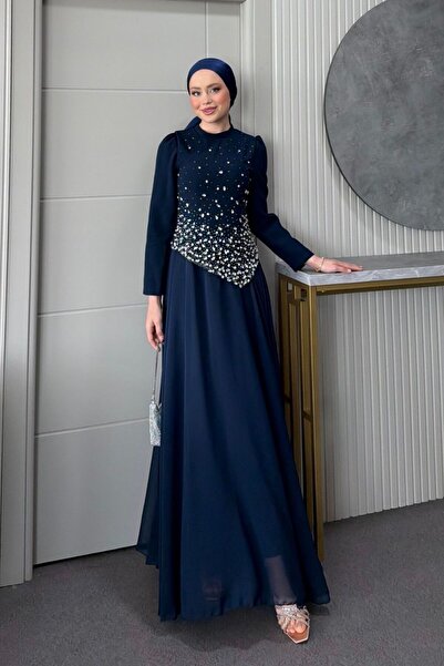 Sezi Moda Giyim Lisana Üstü Taşlı Abiye