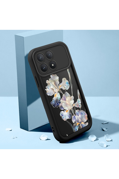 ARTISHELL Poco F8 Pro 5G Uyumlu, Yüksek Kaliteli Çiçek Desenli Silikon Telefo...
