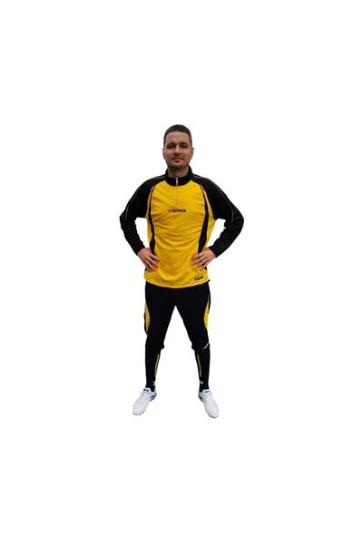 PATRİCK Σετ σορτς Βερμούδα, κίτρινο-μαύρο, XL EF37