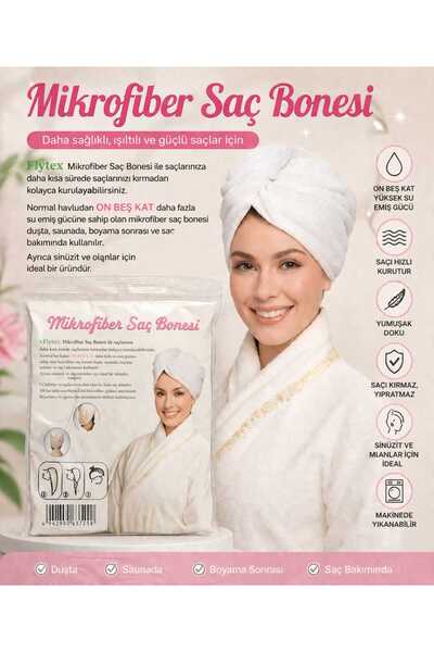ASG Kalın Mikrofiber Saç Havlusu Plaj Deniz Havuz Bonesi Kurulama Banyo Saç K...
