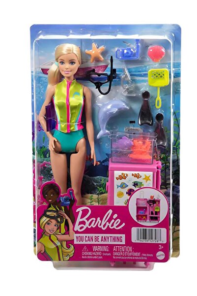 Barbie DENİZ BİYOLOĞU OYUN SETİ - Standart Standart