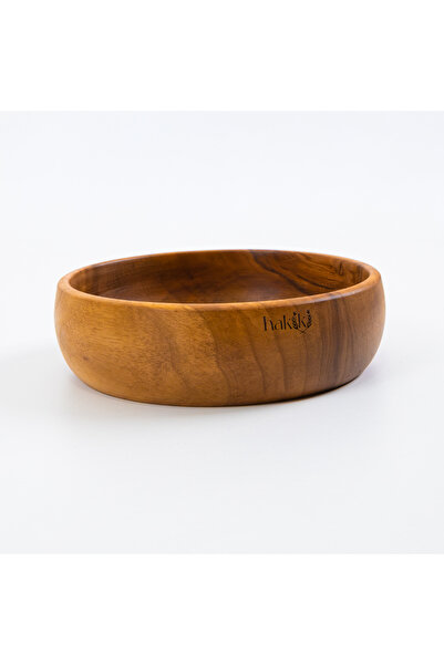Hakiki Store Walnut Wood Bowl Handmade Natural Wood 15 cm