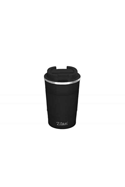 FOXMAG24 380ml stainless steel coffee thermos mug, black color, airtight lid