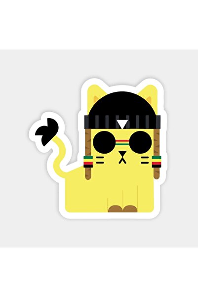 The Sticker Story. ملصق هيبى كات