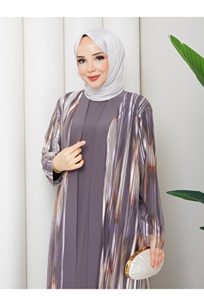 Modam Bella Plus Size Double Lace Dress