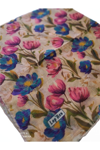 Butik Lopres soft kaymaz eşarp koyu krem