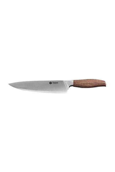 Penguen Rustic Chef Knife Silver/Brown 8inch
