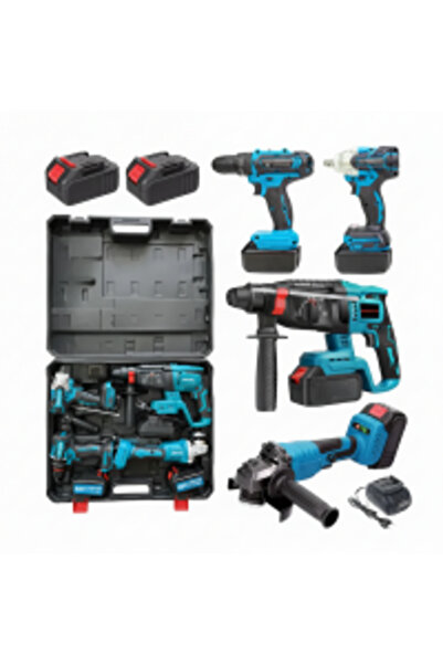 OEM Σετ εργαλείων 4 σε 1 με 2 μπαταρίες 68V |   Δράπανο, Κρουστικό δράπανο, Π...