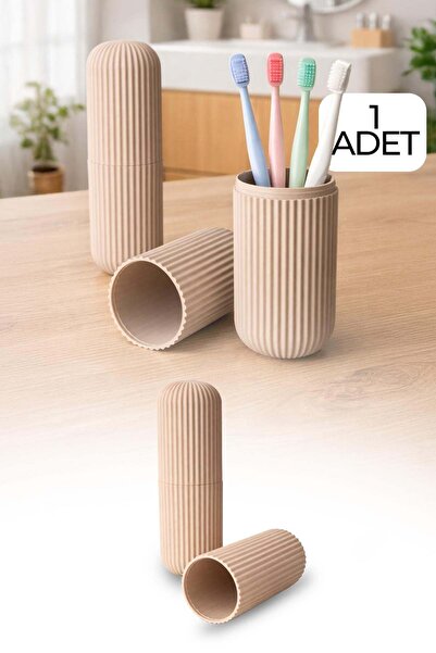 omilife Yuvarlak Seyahat Tipi Organizer Düzenleyici Kutu Diş Fırçası Makyaj F...