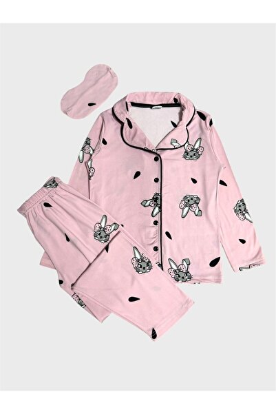 ALİŞ KİDS Σετ πιτζάμες για τη μητέρα και την κόρη, βαμβακερό, με ροζ σχέδιο κ...