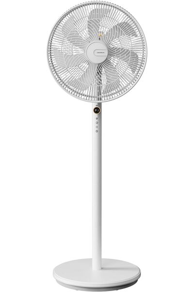 Deerma 16" Floor Fan, Stand Fan 50W with 3 Mode/Speed, 7 Leaf Blade, 4 Adjust...