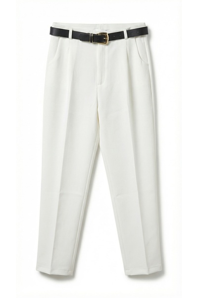 Swass Παντελόνι τύπου cigarette - Εκρού