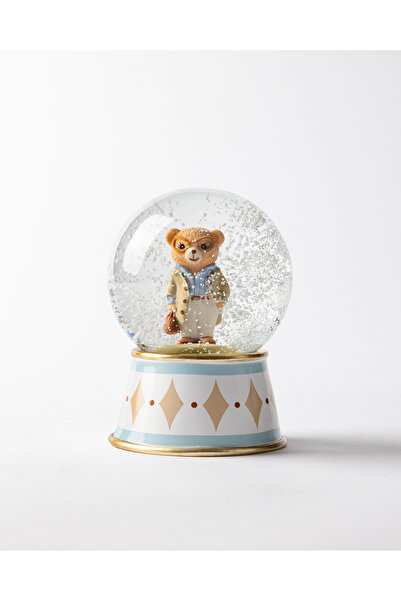 Madame Coco Bonny Bear Kar Küresi - Bej/Mavi