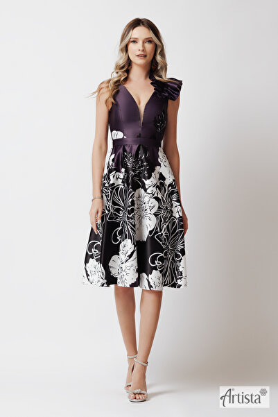 Artista Φλοράλ φόρεμα στο κάτω μέρος