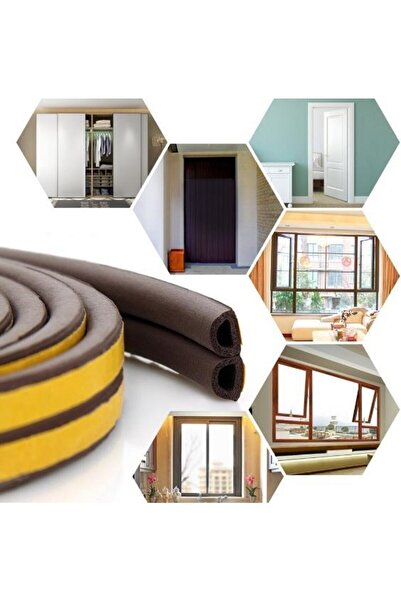 Empressco Door And Window Insulation Tape/Wick 5 Meters X 2 (10MT) Brown Bond...