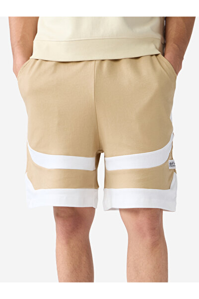 The Souled Store By Styli Men Beige Color Block Knee-Length Shorts