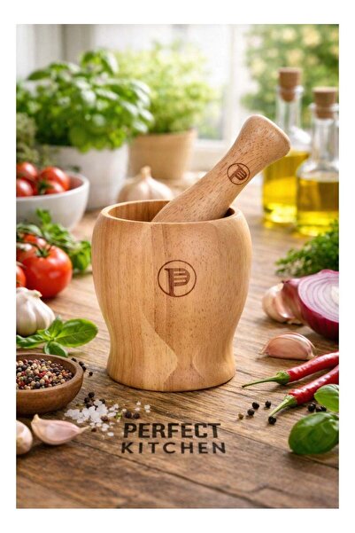 Perfect Kitchen mortar wooden pestle