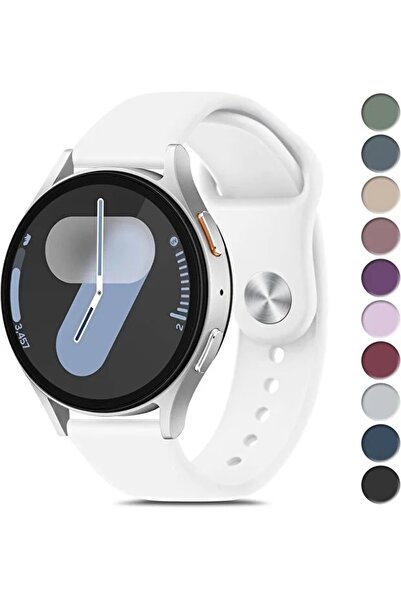 Dexmon Galaxy Watch 4/5/6/7/FE/40/44 Classic 42/43/46/47mm Uyumlu 20mm Soft S...