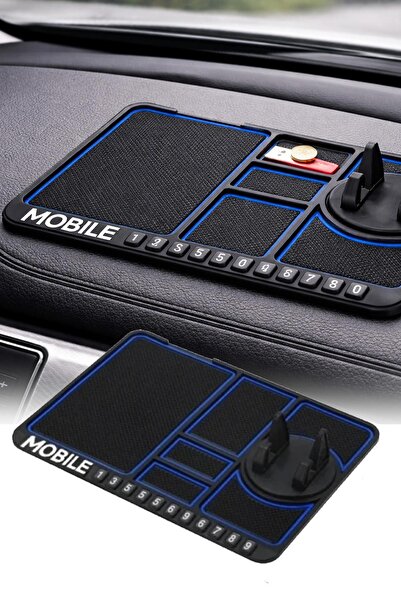 omilife Araç İçi Kaymaz Telefon Tutucu Mat Torpido Organizer Kaydırmaz Siliko...