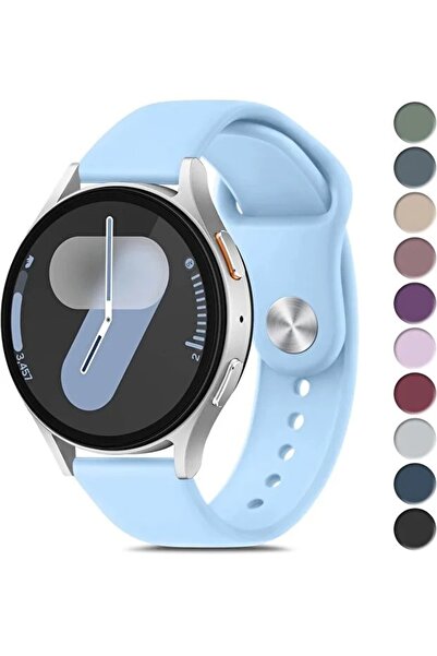 Dexmon Galaxy Watch 4/5/6/7/FE/40/44 Classic 42/43/46/47mm Uyumlu 20mm Soft S...