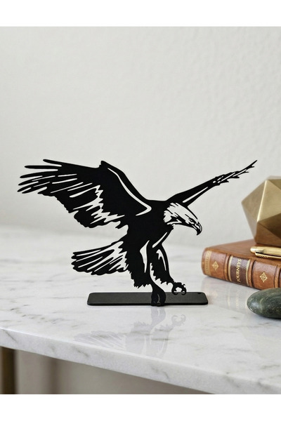 LUXXERA CONCEPT Metal Yırtıcı Kartal Biblo Masa Dekoru 11*19*4 CM