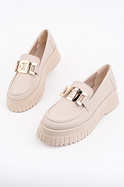 Madam Tarz BLN-1299 Loafer με χοντρή σόλα και αγκράφα