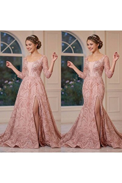 TESATURI OUTLET ΠΟΥΔΡΑΤΟ ΡΟΖ Τούλι ΜΕ Βελούδο ΚΑΙ ΓΚΛΙΤΕΡ – ΝΗΣΤΕΙΧΕΣΤΗ ΚΑΙ Κ...