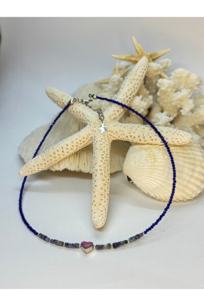 gemsartdeco Sodali̇t Natural Stone Special Design Necklace