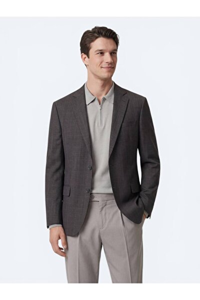 Kip سترة ملونة من مزيج الصوف بتصميم مايكرو مودرن فيت