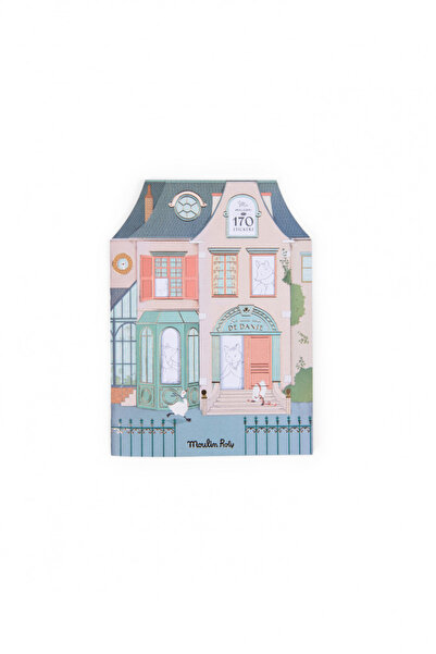 Moulin Roty Carte de colorat cu autocolante, Școala de Dans Mică