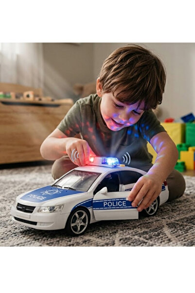 LRS STORE Işıklı ve Sesli Süper Polis Arabası - Açılır Kapılı Eğitici Oyuncak...