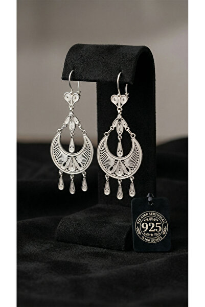 Roza Silver 925 Ayar Gümüş Geleneksel El İşçiliği Telkari Gösterişli Süryani ...