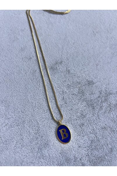 mitico jewellery "B" Harfli Gümüş Kolye