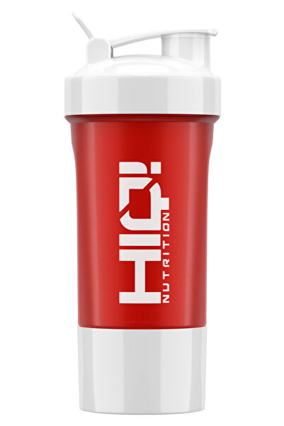 HIQ NUTRITION HIQ Smart Shaker 550 ml KIRMIZI - BEYAZ
