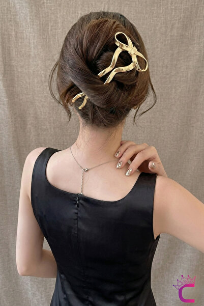 Cinderella Κλιπ μαλλιών - Χρυσαφί - Απλό