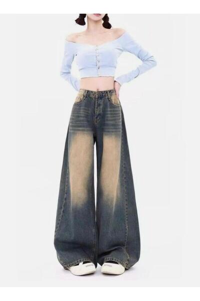 yesmoda Y2K Coffee Tint Retro Jean