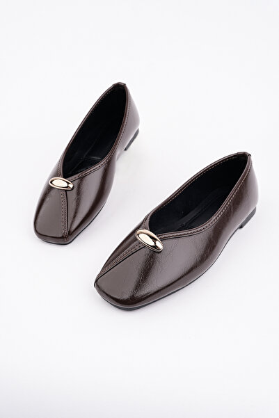 Madam Tarz BLN-035 Μπαλαρίνες με επίπεδη σόλα και αγκράφα