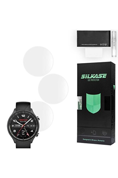 SILKASE Σετ 3 Φιλμ Σιλικόνης Πλήρους Κάλυψης Οθόνης για OnePlus Watch 2R (46m...