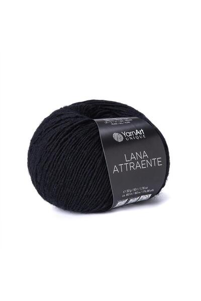 Yarnart LANA ATTRAENTE - ΝΗΜΑ ΠΛΕΚΤΗΣ ΚΟΡΔΟΝΙΑΣ ΜΑΥΡΟ-6670