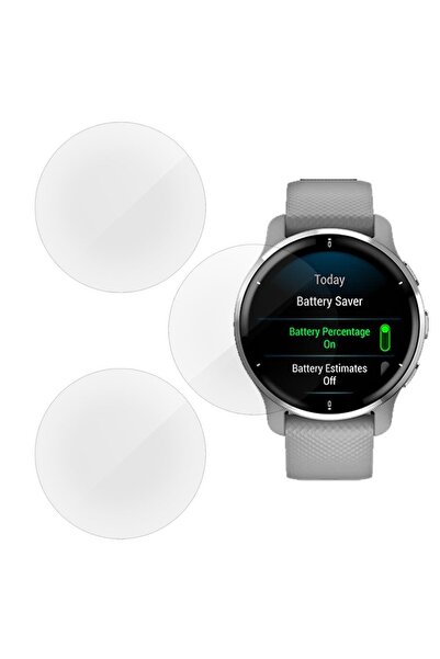 SILKASE Σετ 3 θήκες σιλικόνης Garmin Venu 2 Plus (43mm - 1.2 ίντσες), Γυαλιστ...