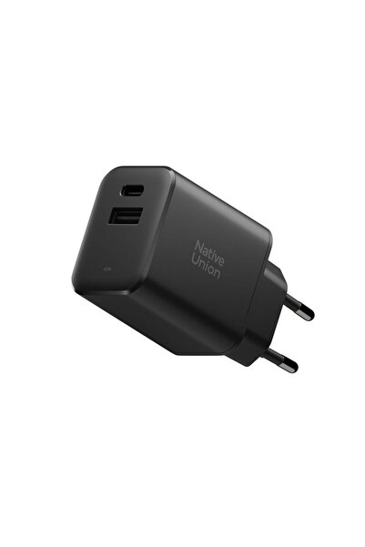Native Union Incarcator rapid de retea GaN PD 45W (2 porturi), negru