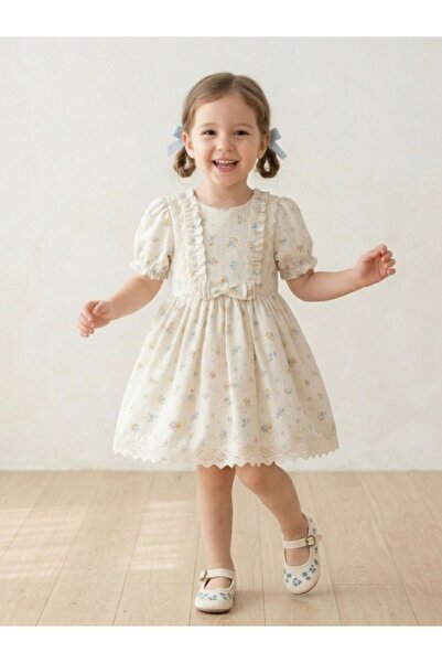 Cherrys Bebek Παραμυθένιο λουλουδάτο φόρεμα για κορίτσια