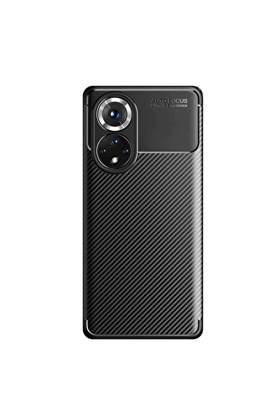 SILKASE Θήκη για Huawei Nova 9, σιλικόνης, Auto Focus, χρώμα μαύρο ανθρακί