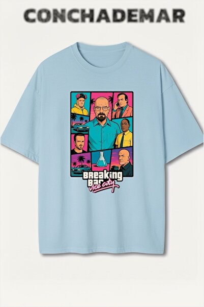 Vordevia Μπλουζάκι από βαμβάκι υψηλής ποιότητας με στάμπα Breaking Bad