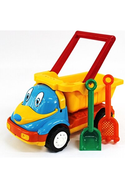 handanca Canavar Kamyonlar Dev Boy Kazma Kürekli Mavi 39 CM