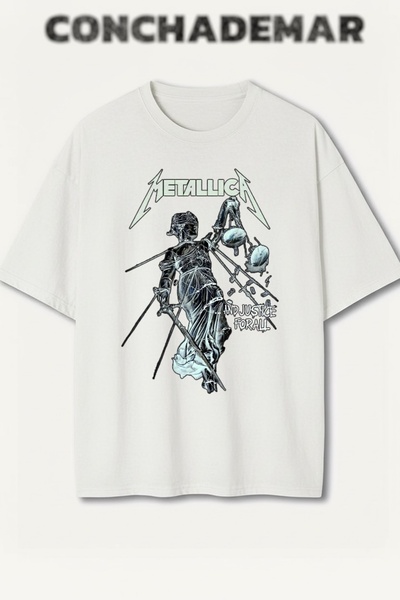 Vordevia Μέταλλικα με τύπωμα Πρέμιουμ oversized Βαμβάκι lu T-shirt