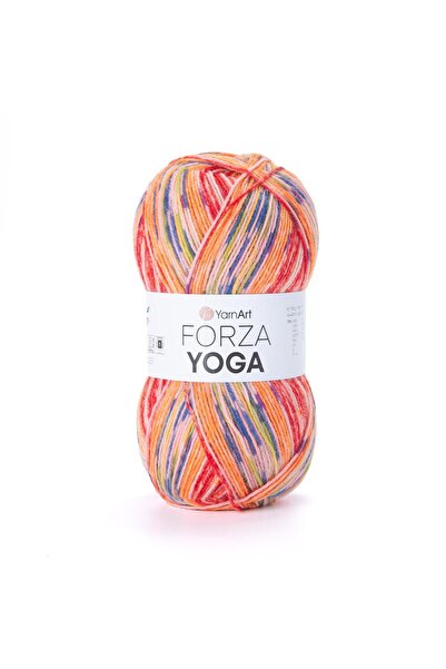 Yarnart FORZA YOGA - Πλεκτό Σχοινί Μαρμαρωτό-2504
