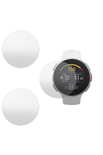 SILKASE Σετ 3 Φιλμ Σιλικόνης Πλήρους Κάλυψης για Polar Vantage V (46mm), Ματ