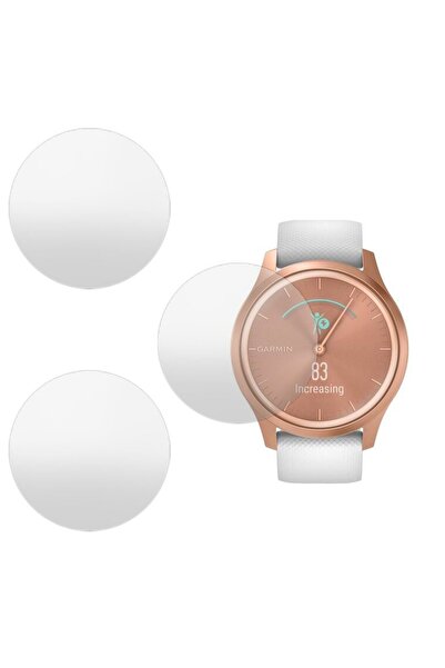 SILKASE Σετ 3 Φιλμ Σιλικόνης Πλήρους Κάλυψης Οθόνης Garmin Vivomove Style (42...